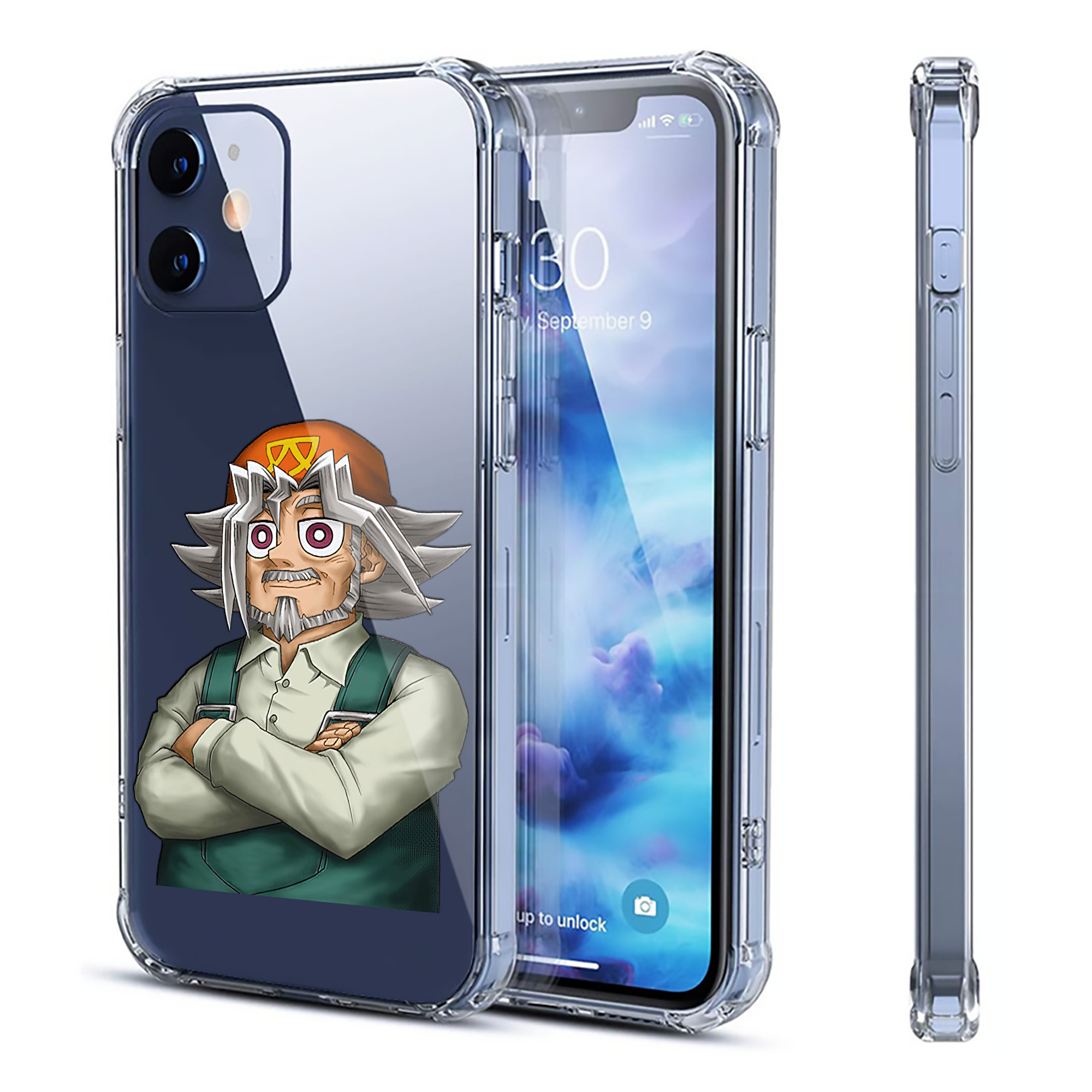 （画像用） 遊☆戯☆王 Yu-Gi-Oh! 【iPhone 12シリーズ対応】透明スマホケース（クリアソフトケース）